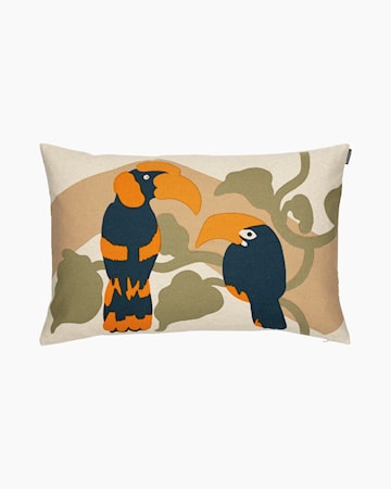 Pepe Kuddfodral 40X60Cm Linne/Brun/Orange