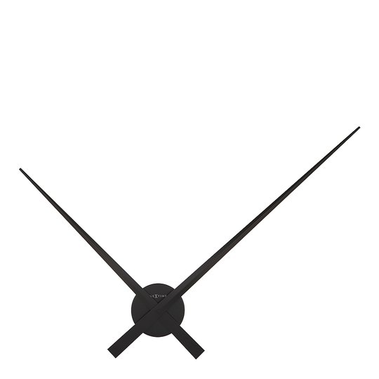 NeXtime - Hands Väggklocka 85 cm Svart