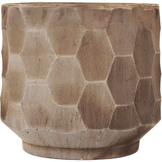 Kähler Gro kruka med fat Ø 43 cm, Ljus sand