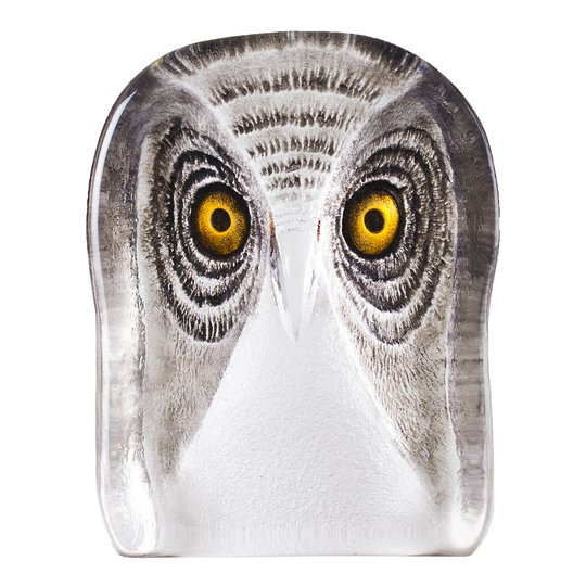 Målerås Glasbruk - Wildlife Uggla stor