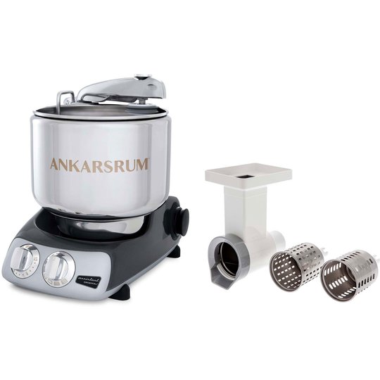Ankarsrum AKM 6230 köksmaskin + Grönsaksskärare, svart