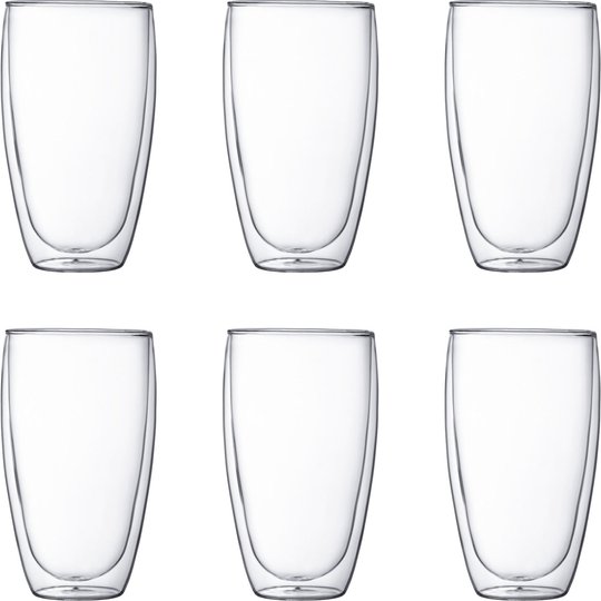 Bodum Pavina dubbelväggade Glas 45 cl 6 st.