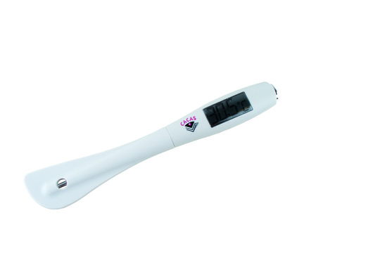 Cacas - Slickepott/termometer Vit