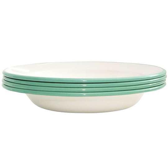Kockums Jernverk Djup tallrik 22 cm 4 st, Creme