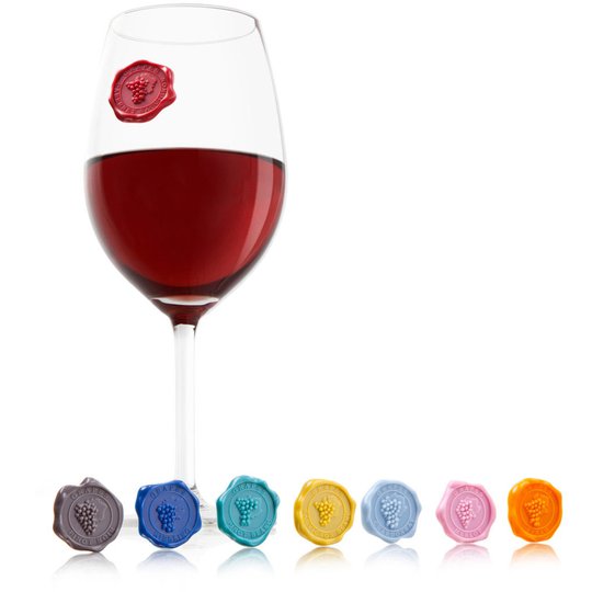Vacu Vin Glasmarkörer Classic Grapes