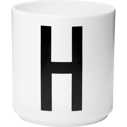 Design Letters Porslinsmugg Vit, H