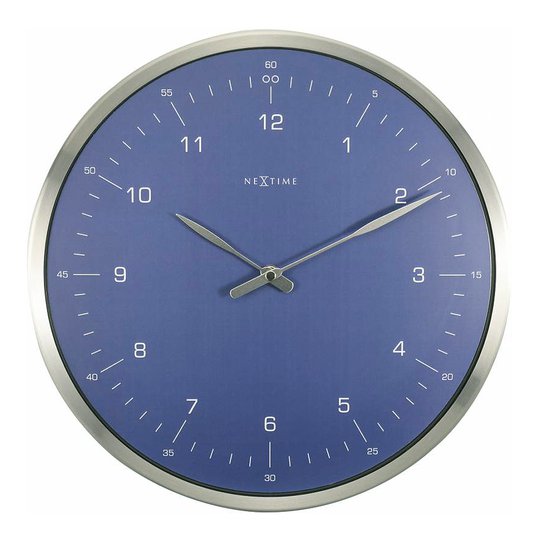NeXtime - 60 Minutes Väggklocka 33 cm Blå