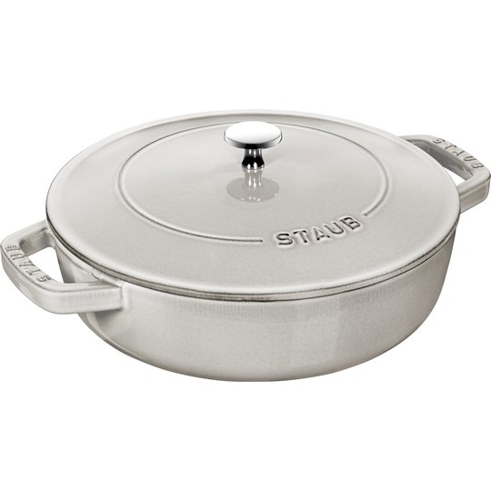 Staub Traktörpanna 26 cm. White Truffle