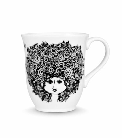 Rosalinde Mugg svart 35 cl