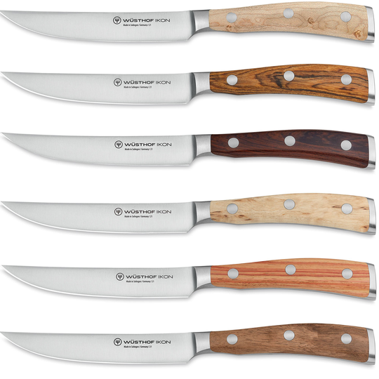 Wüsthof Ikon Stekknivar-set, 6 st