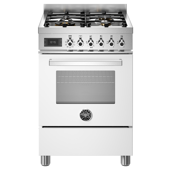Bertazzoni PRO64L1EBIT Professional gasspis med singelugn, 60 cm, vit