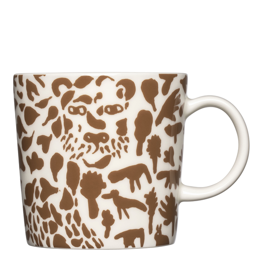 Iittala - Oiva Toika Cheetah Mugg 30 cl Brun/Vit