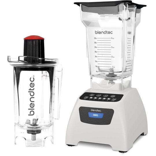 Blendtec Blender Classic 575 Polar White med Twister Jar Kanna