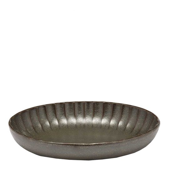 Serax - Serax Inku Serveringsskål oval 19 cm Grön