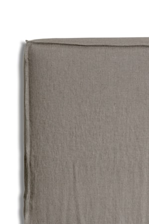 Sänggavelklädsel Mira Loose-fit stone 180x140