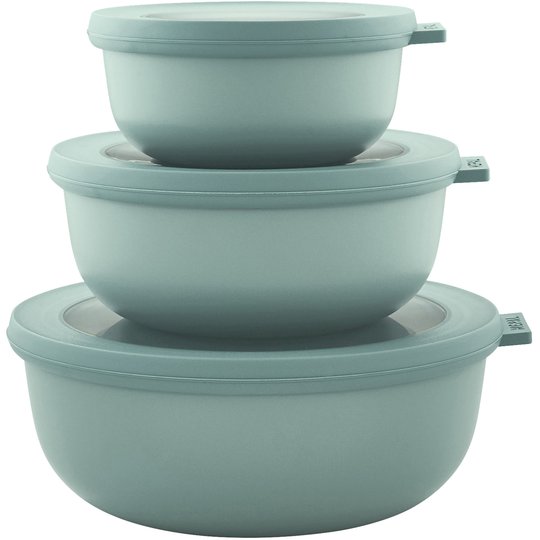 Rosti Mepal Skålset med Lock 3 st Cirqula Nordic Green