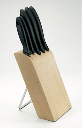 Essential Knivblock med 5 knivar