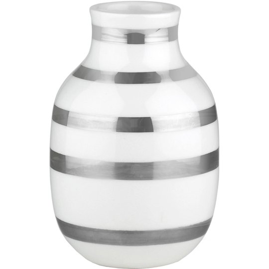 Kähler Omaggio Vas 125 mm Silver