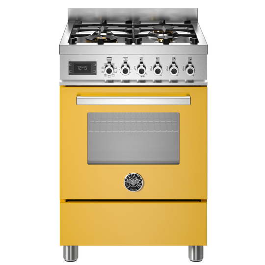Bertazzoni PRO64L1EGIT Professional gasspis med singelugn, 60 cm, gul