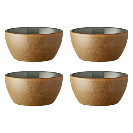 Bitz Skål 12 cm 4-pack Wood/Forest