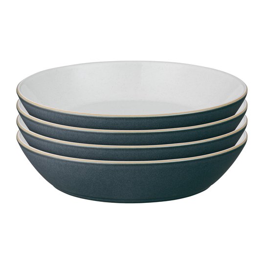 Denby Impression pastatallrik 4 st., kolfärgad