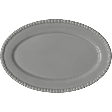 DARIA Oval Fat Grå 35 cm