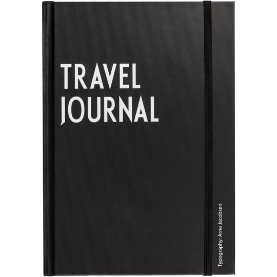 Design Letters Travel Journal, Svart