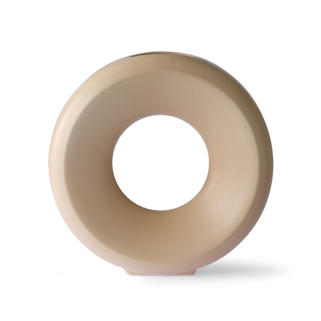 Circle Ceramic Vas L Sand