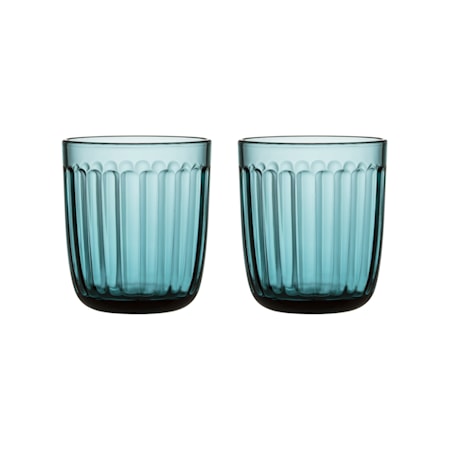 Raami Dricksglas Havsblå 26 cl 2-pack