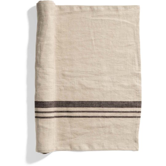 Top Drawer Bordslöpare LIFT i linné, stripe, Sage