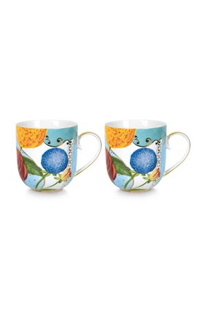 Royal Mugg Set om 2 Small 26cl Mönster
