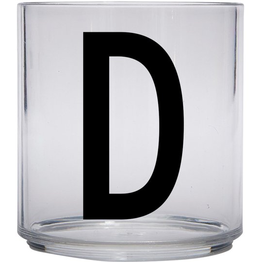 Design Letters Tritan Plastglas barn, D