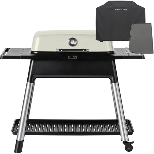 Everdure Furnace gasolgrill + grillöverdrag & grillplåt stone