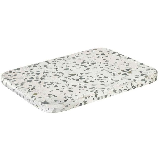 Blomus Omeo Bricka Vit Terrazzo 20 X 15 cm