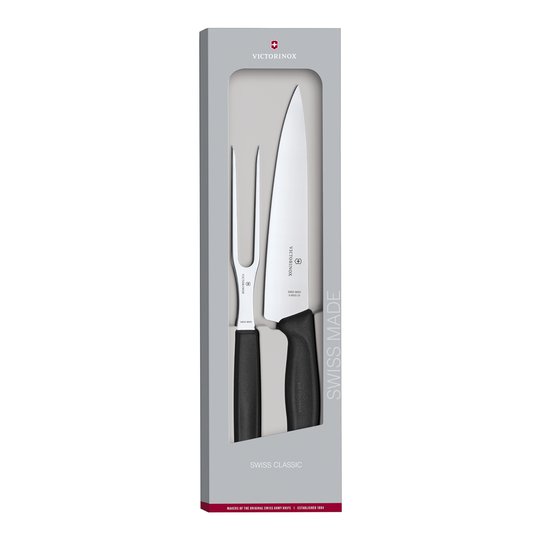 Victorinox - Swiss Classic Trancherset 2 delar Svart