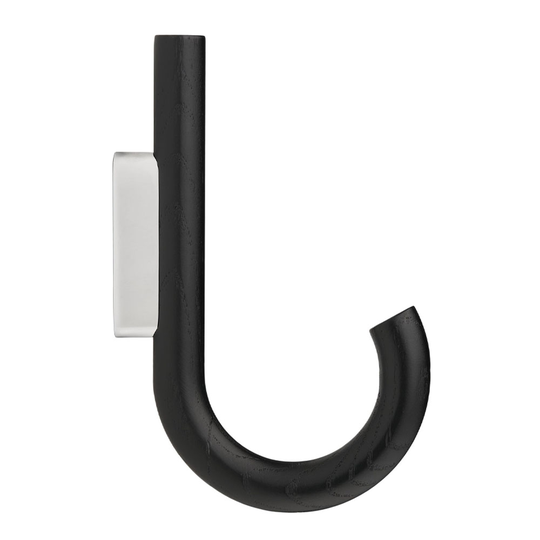 Gejst - Hook Krok Svart Ek 20 cm Svart ek/Krom