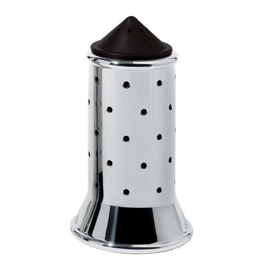 Alessi - Alessi Saltkvarn Rostfri/Svart