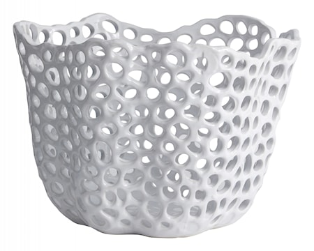 Tobago Deco Skål Vit