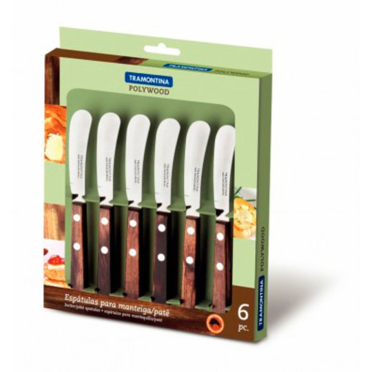 Tramontina Smörknivar Polywood 6-pack