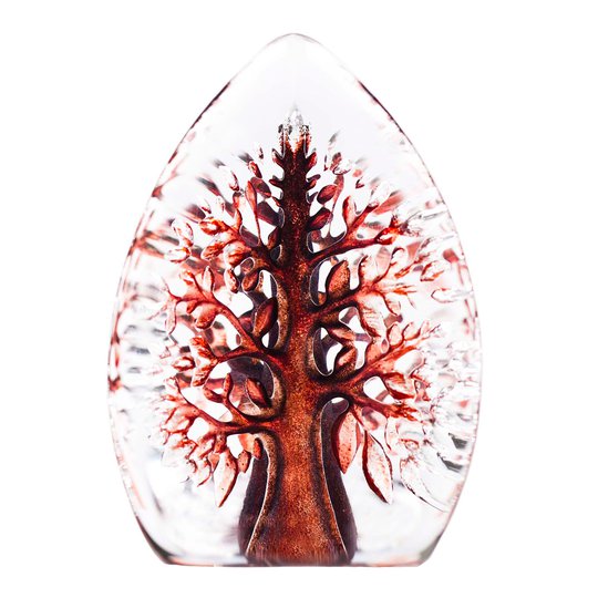 Målerås Glasbruk - Folia Yggdrasil 7 cm Röd