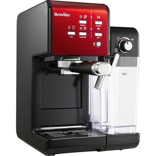 Breville Prima Latte II Kaffemaskin Röd