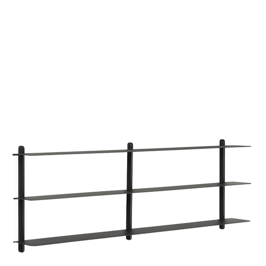 Gejst - Nivo Hylla D 118 cm Svart ask/Ask