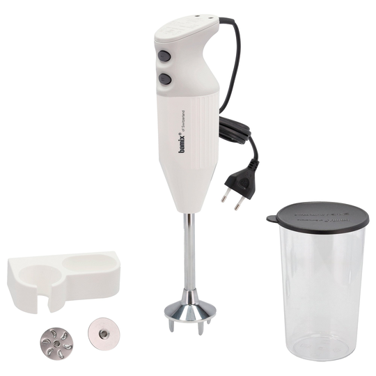 Bamix Mono stavmixer, vit/grå
