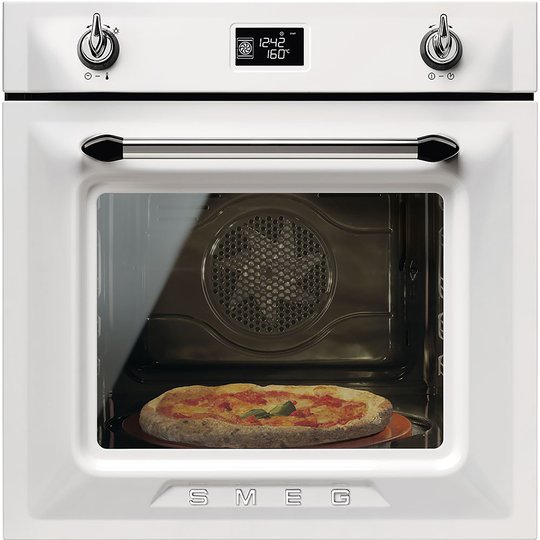 Smeg 60 cm Victoria Multifunktionsugn med Pyrolys, Vit