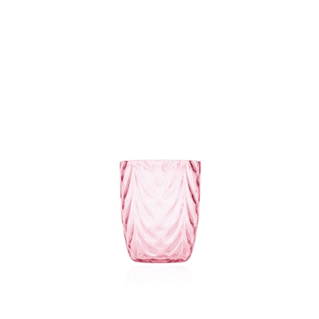 Wave Dricksglas Rosa