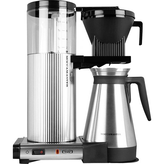 Moccamaster Kaffebryggare CDT Polished Silver