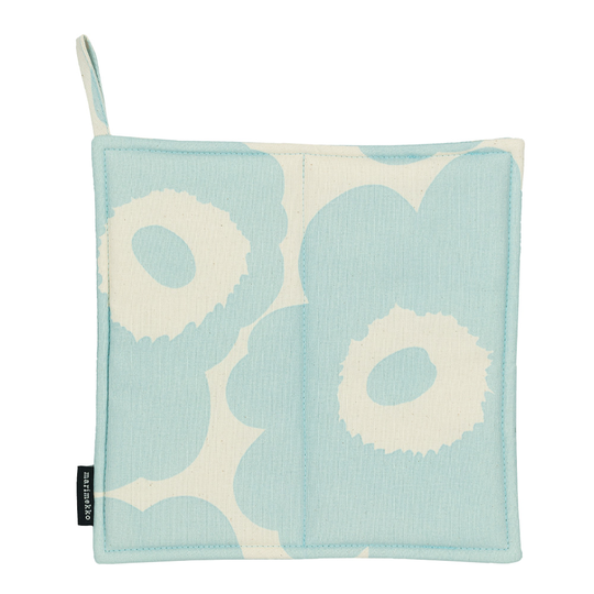 Marimekko - Unikko Grytlapp 21,5x21,5 cm Blå/Oblekt Bomull