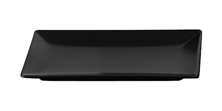Tallrik 25,5x15 cm Svart