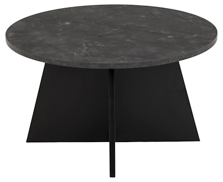 Rhee Soffbord Ø70 cm Svart