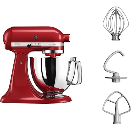 Artisan 125 Köksmaskin 4,8L Röd